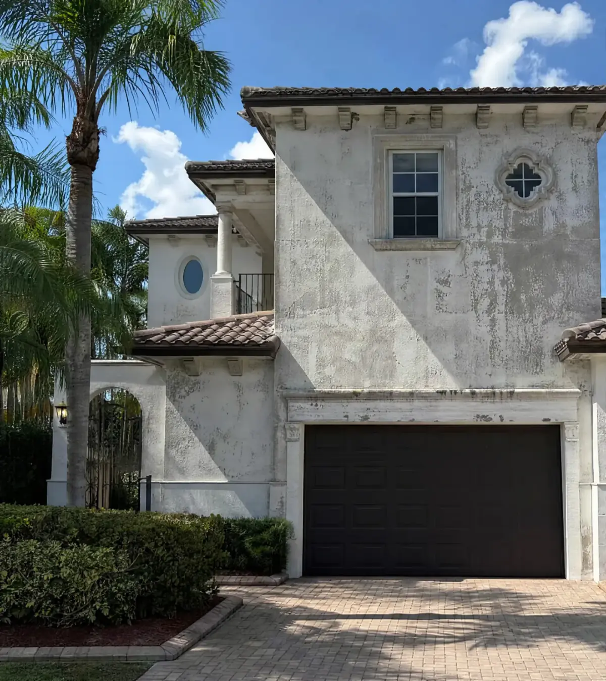 Home exterior before painting