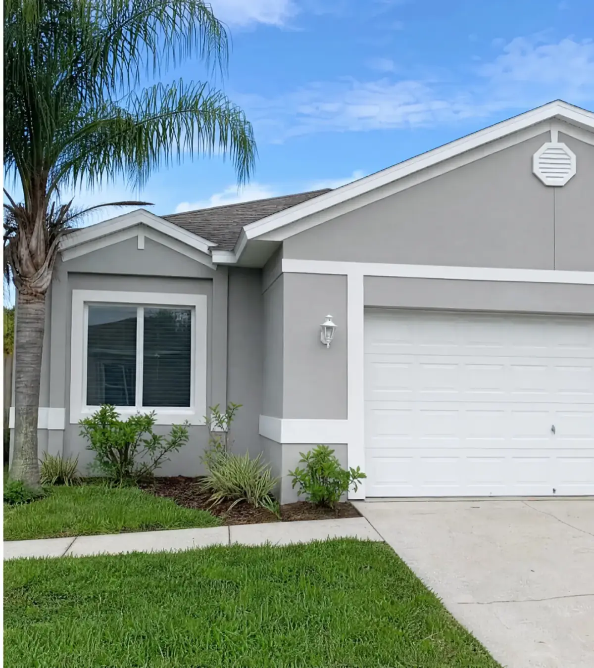 House exterior after painting